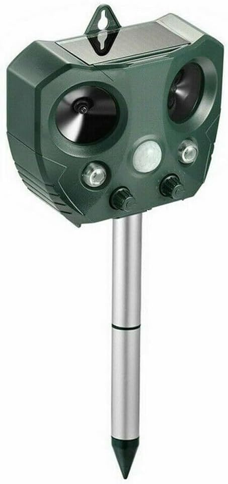 Solar Ultrasonic Animal Repeller, 5000 sq ft