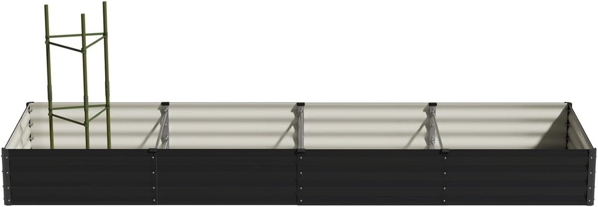 Livsip Galvanised Raised Garden Bed, 240 x 80 x 56 cm