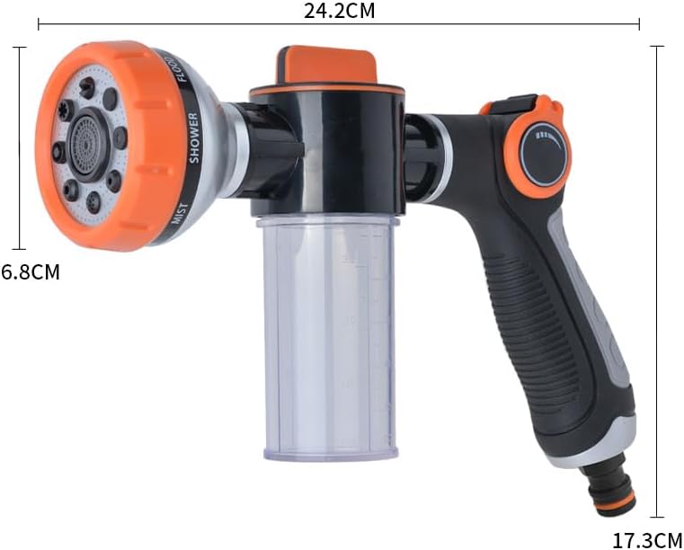 8-in-1 Hose Nozzle Sprayer
