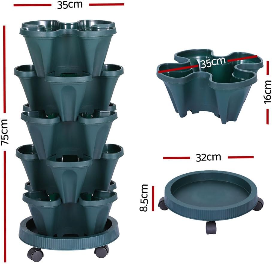 Green Fingers 5-Tier Vertical Planter