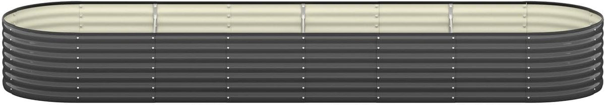 Livsip Galvanised Raised Garden Bed, 240 x 80 x 56 cm