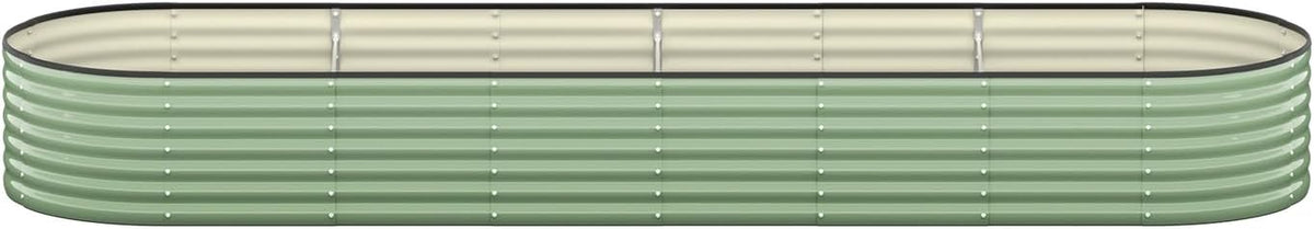 Livsip Galvanised Raised Garden Bed, 240 x 80 x 56 cm