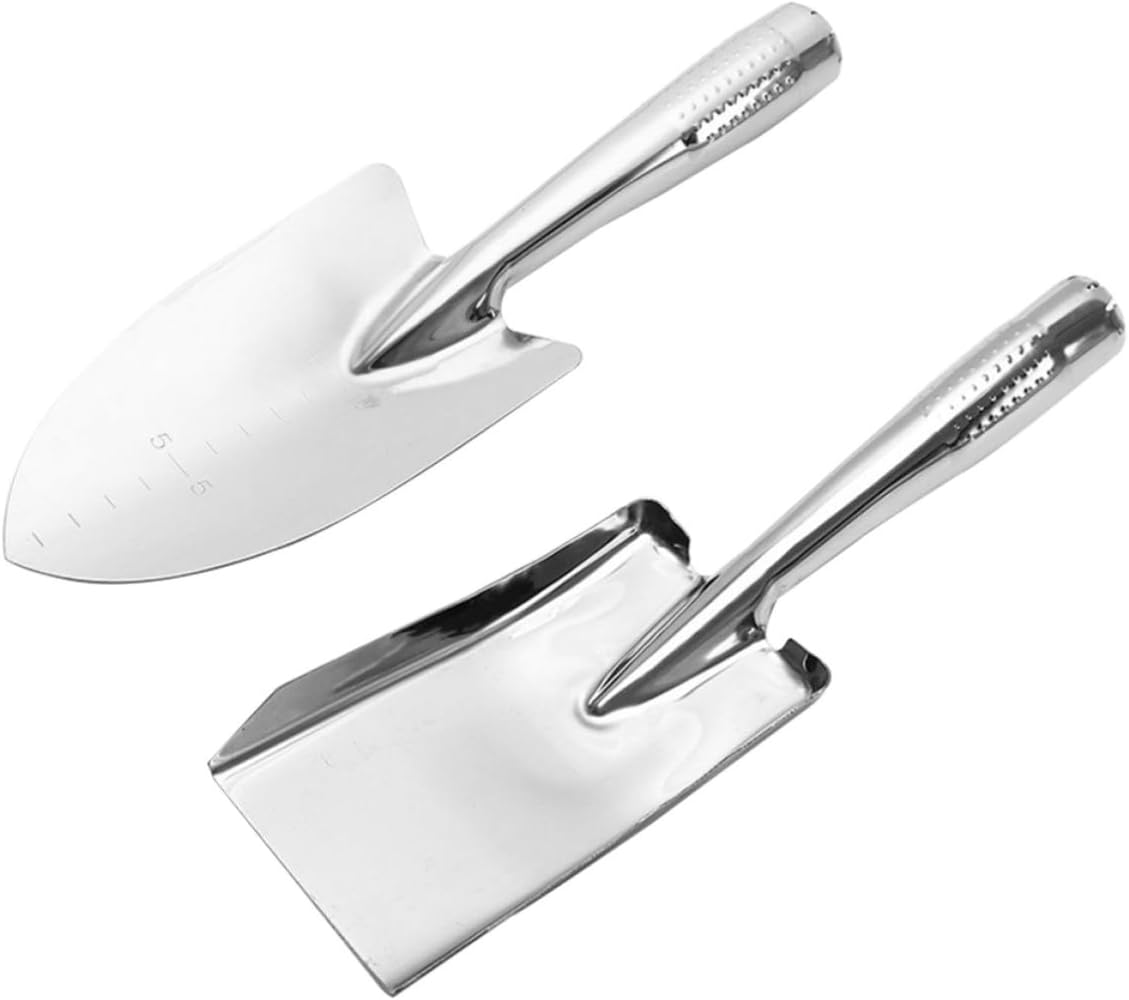Stainless Steel Hand Trowels, 2 Pack