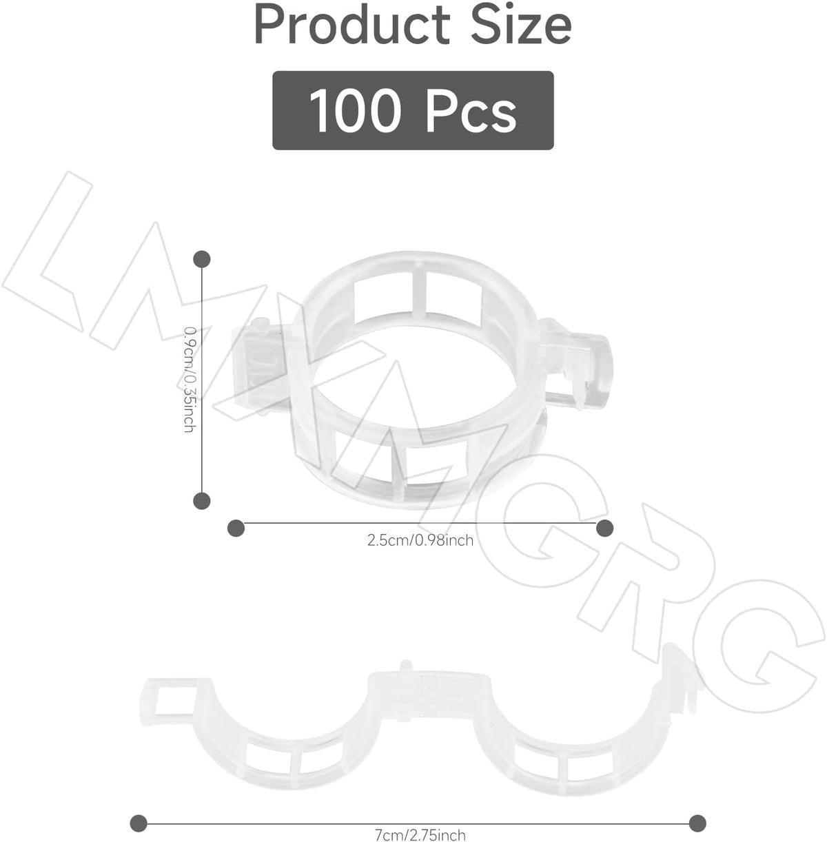 Plant Support Clips, 100 Pack