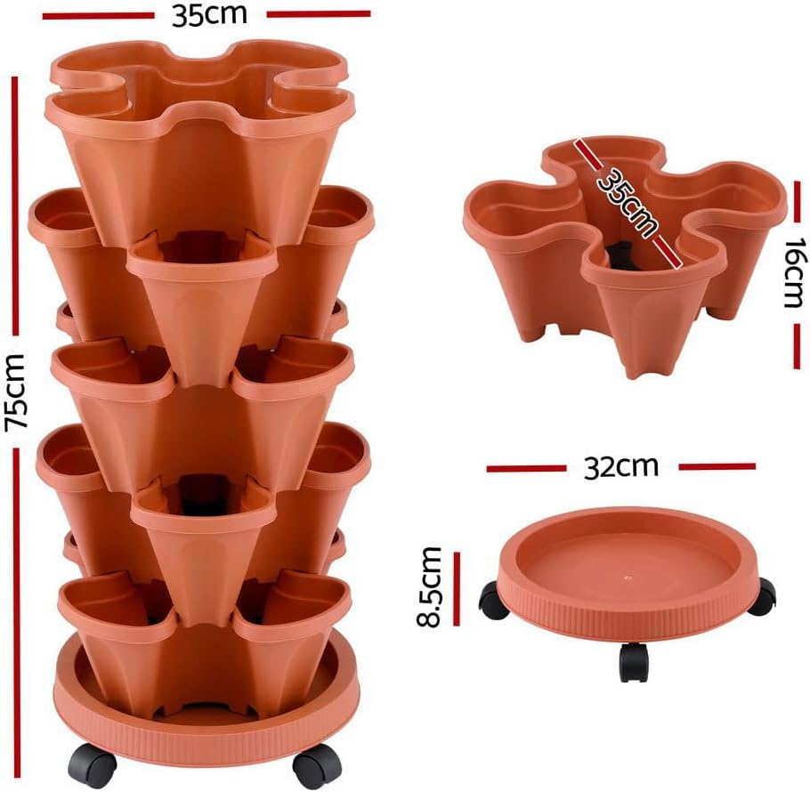 Green Fingers 5-Tier Vertical Planter