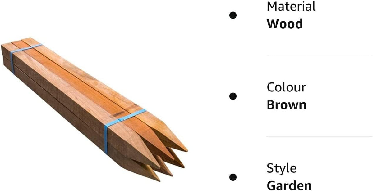 Circle of Trust Wooden Garden Stakes, 10 Pack, 30 cm