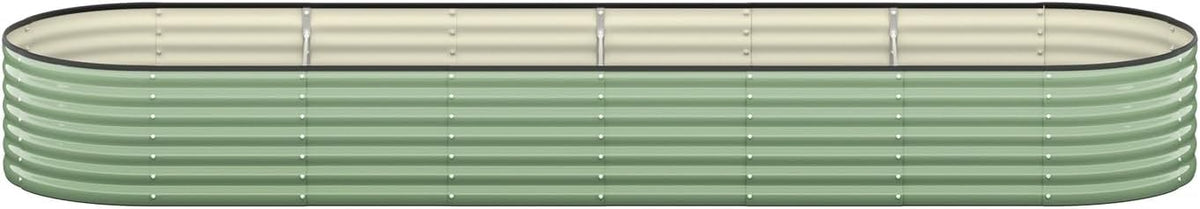 Livsip Galvanised Raised Garden Bed, 240 x 80 x 56 cm