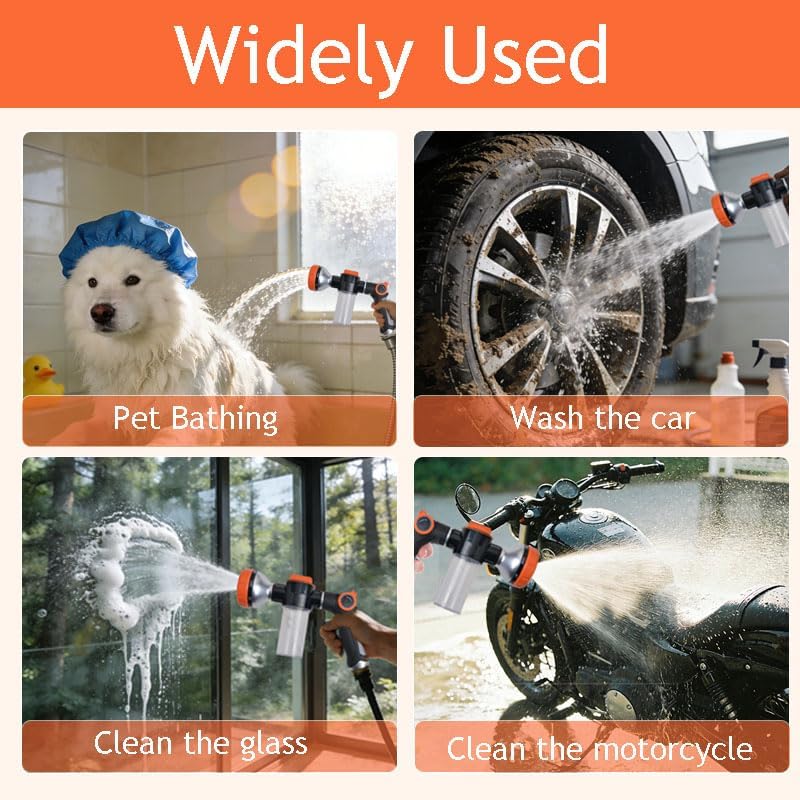 8-in-1 Hose Nozzle Sprayer