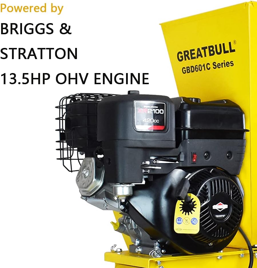 Wood Chipper Shredder, 13.5 hp Briggs & Stratton (GBD601C)
