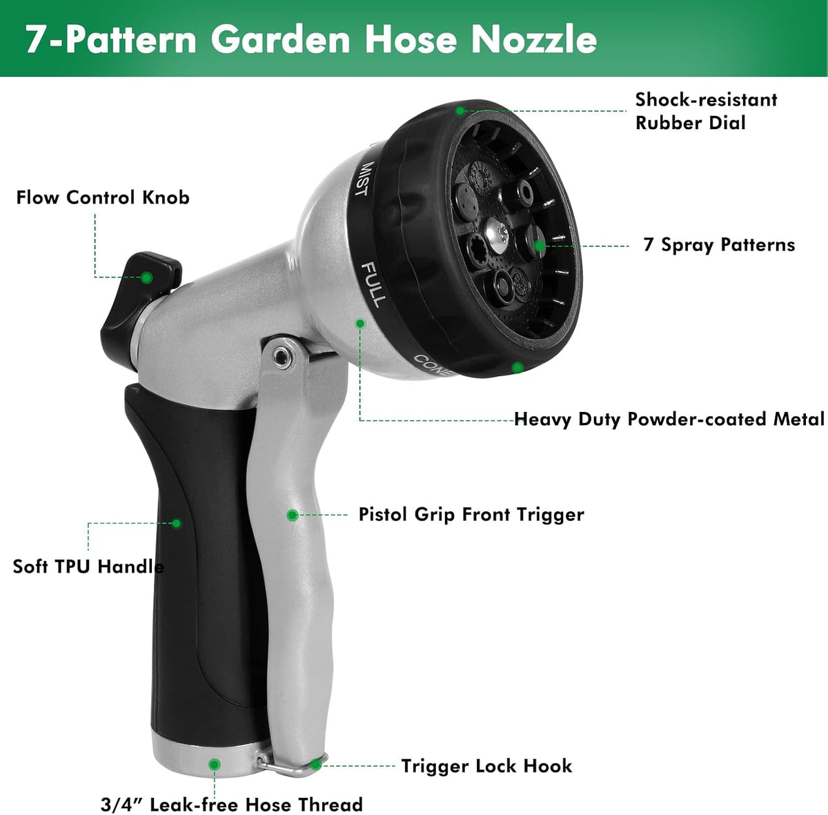 RESTMO Garden Hose Nozzle
