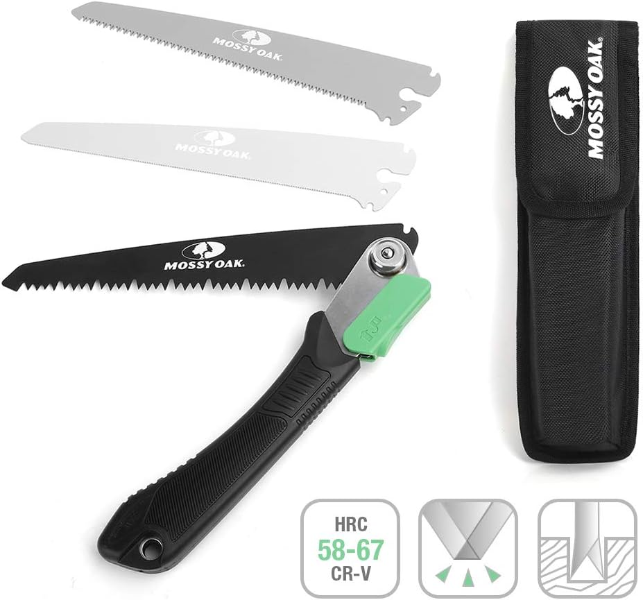 MOSSY OAK Folding Pruning Saw, 3-in-1