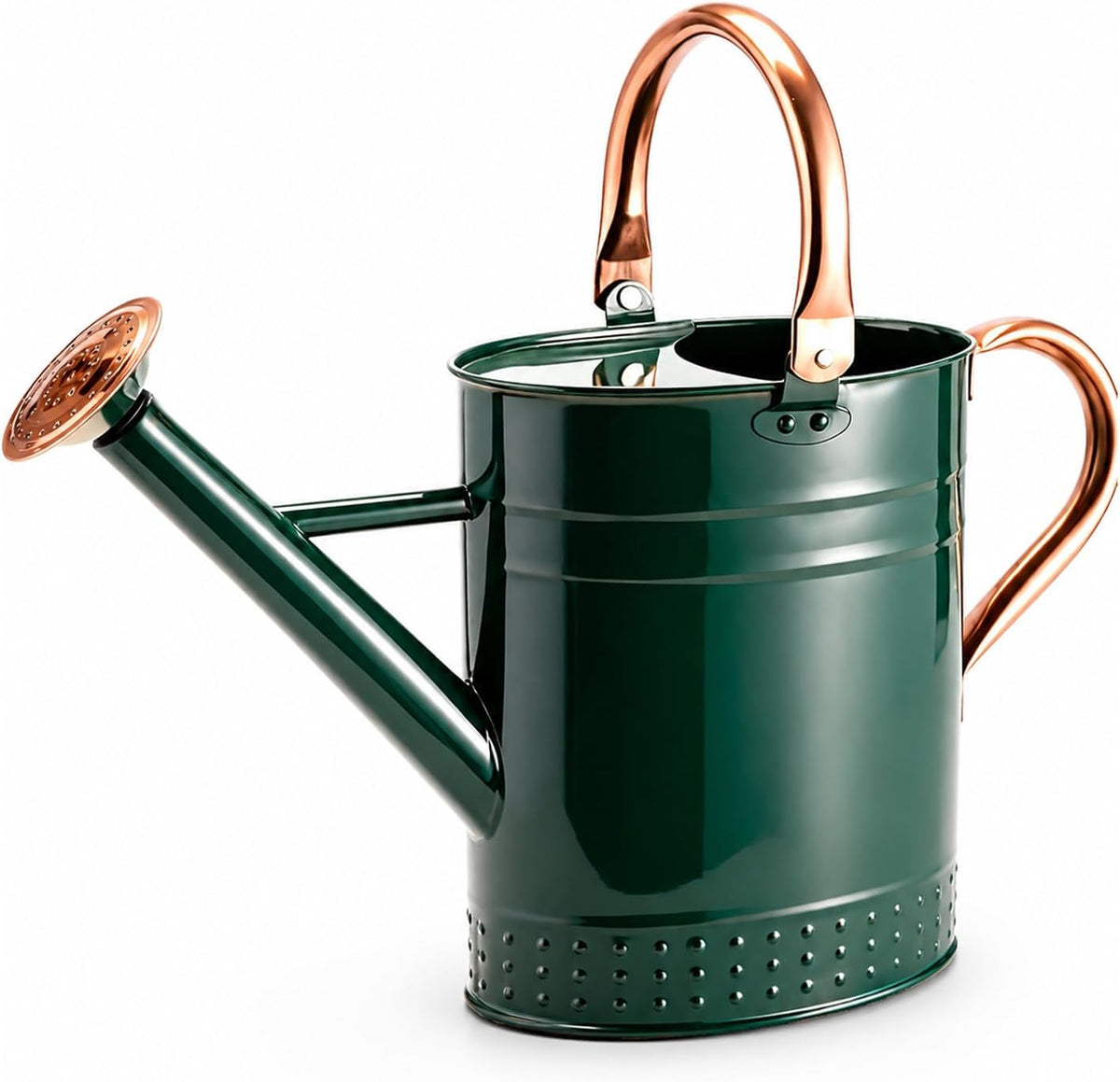 Bamworld Iron Watering Can, 1 Gallon, Green