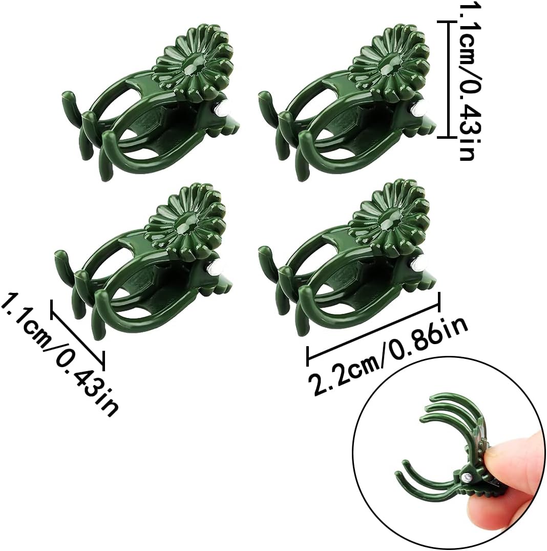 Green Orchid Support Clips, 100 Pack