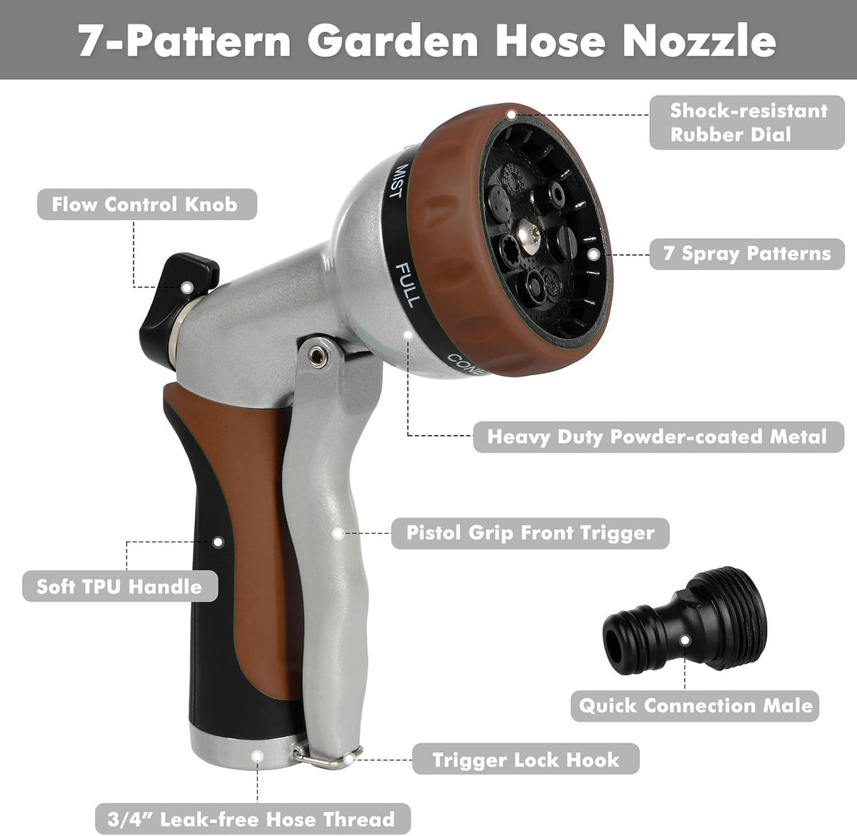 RESTMO Garden Hose Nozzle