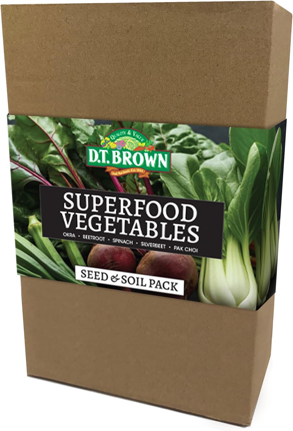 D.T. Brown Superfood Vegetable Seed Kit + Pellets