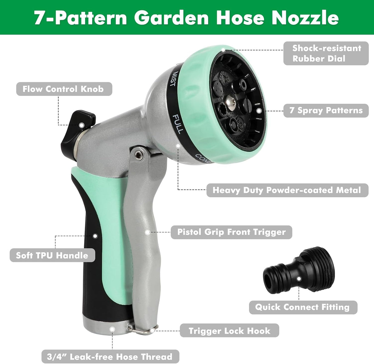 RESTMO Garden Hose Nozzle