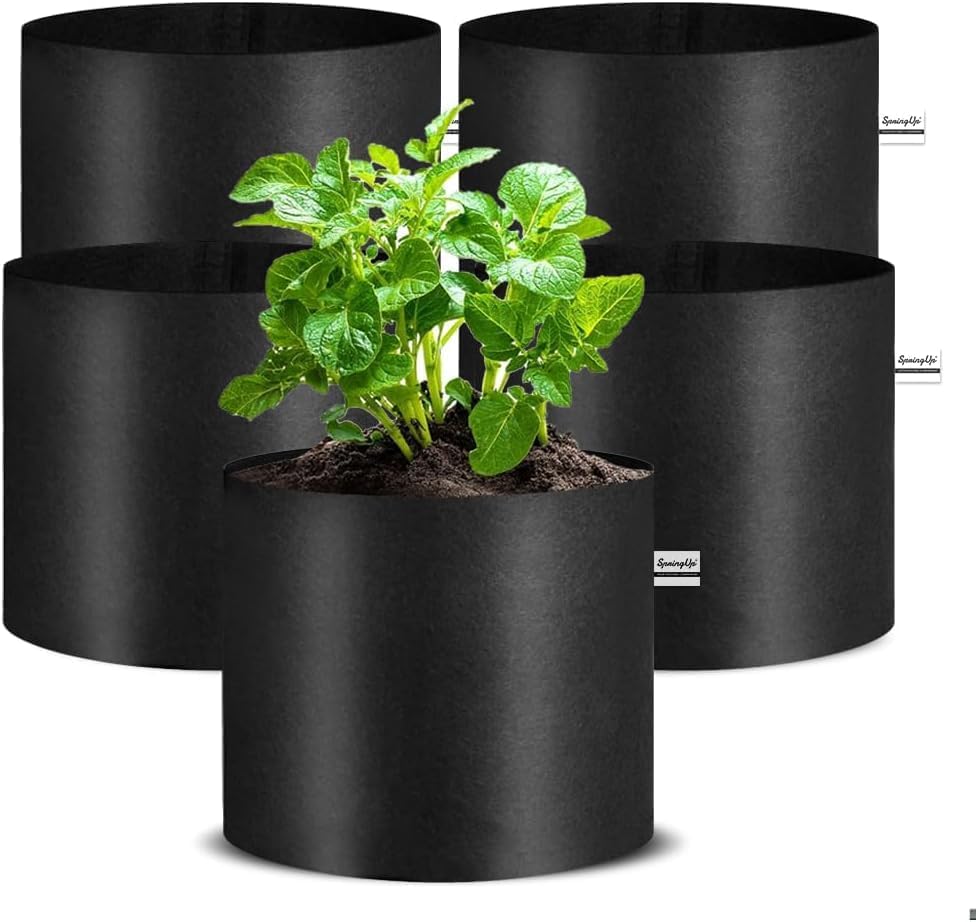 Grow Bags, 5 Pack, 20 gal