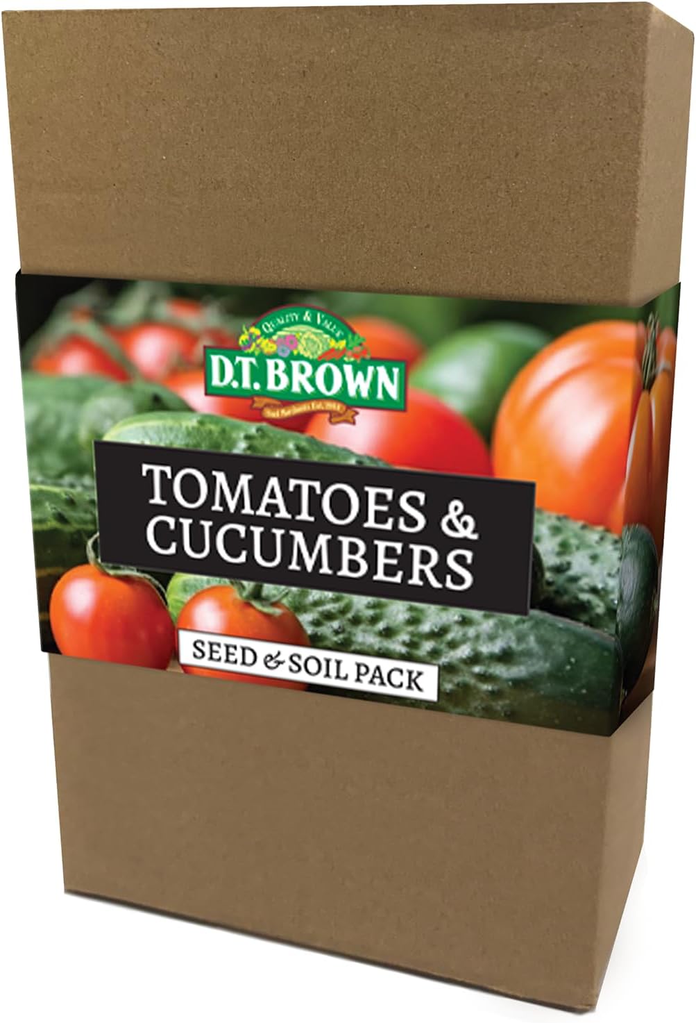 D.T. Brown Cucumber & Zucchini Seed Kit + Pellets