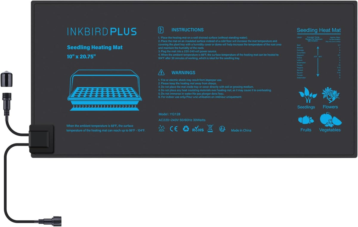 INKBIRDPLUS Seedling Heat Mat with Thermostat