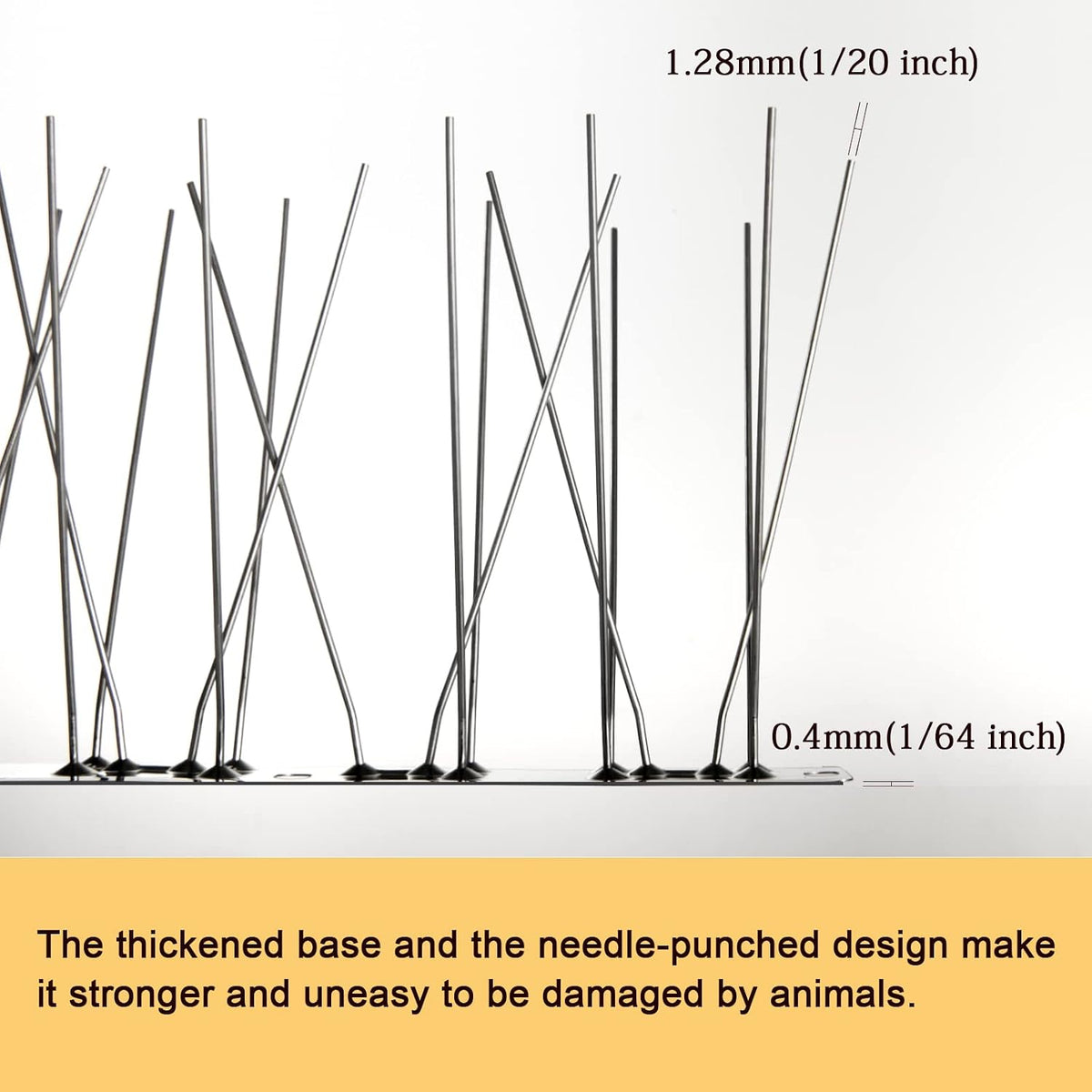OFFO Stainless Steel Bird Spikes, 2.08 m