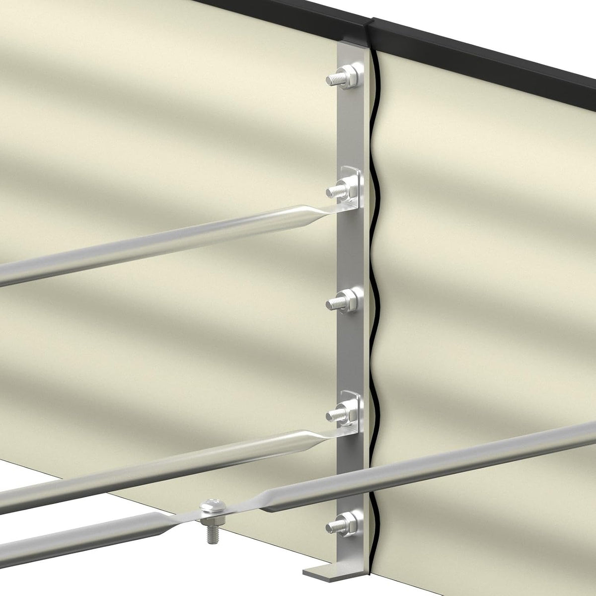 Livsip Galvanised Raised Garden Bed, 240 x 80 x 56 cm