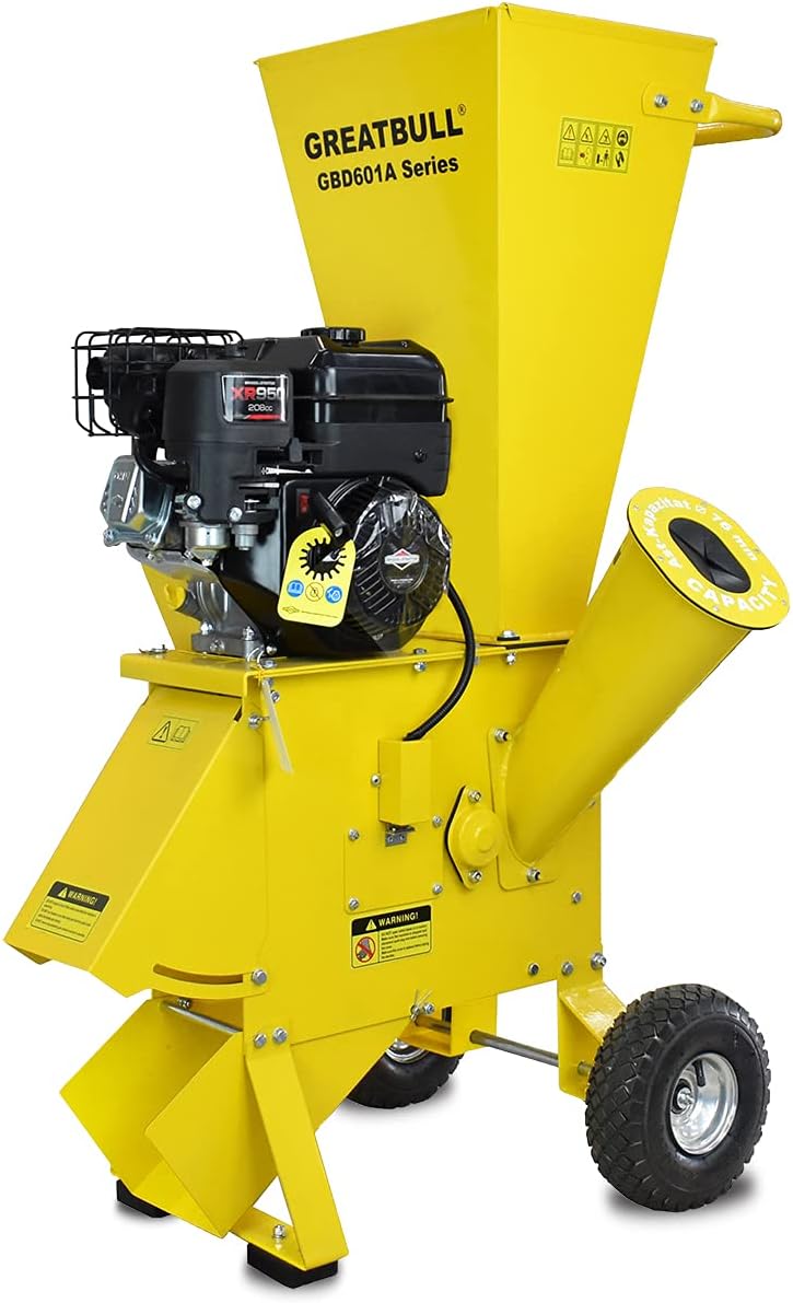 Chipper Shredder Mulcher, 6.5 hp, 208 cc (GBD601A)