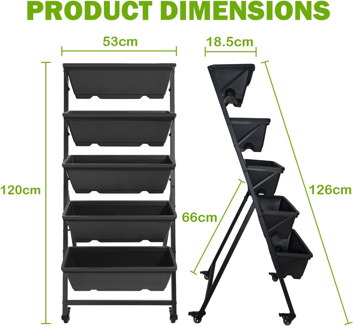 5-Tier Vertical Garden Planter