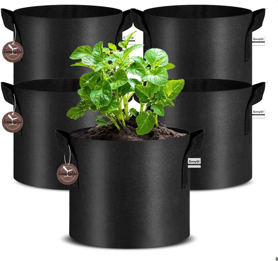 Grow Bags, 5 Pack, 20 gal