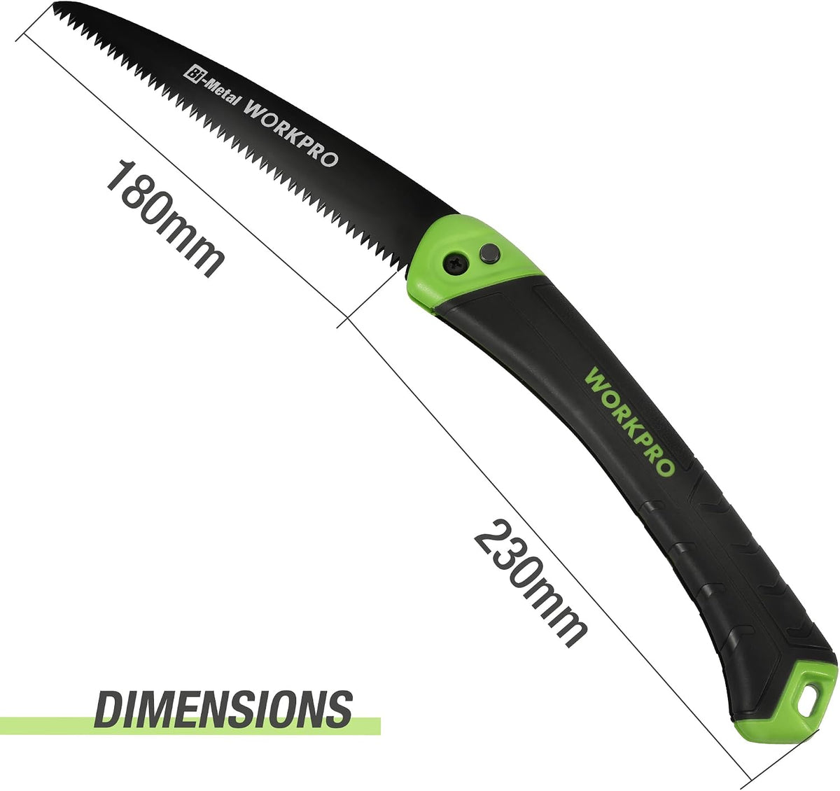 WORKPRO Folding Pruning Saw, 180 mm
