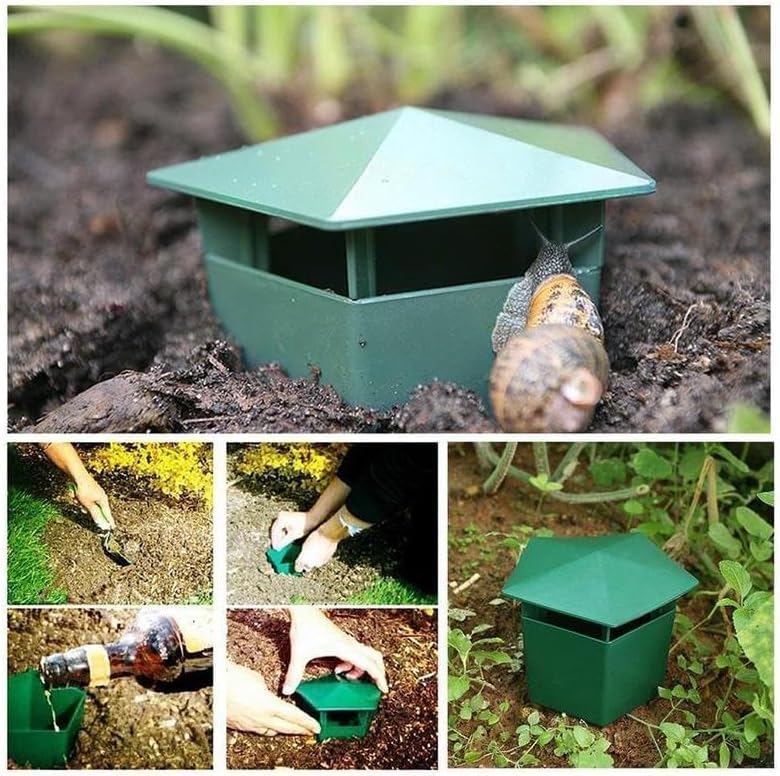 Reusable Beer Slug Traps, 8 Pack