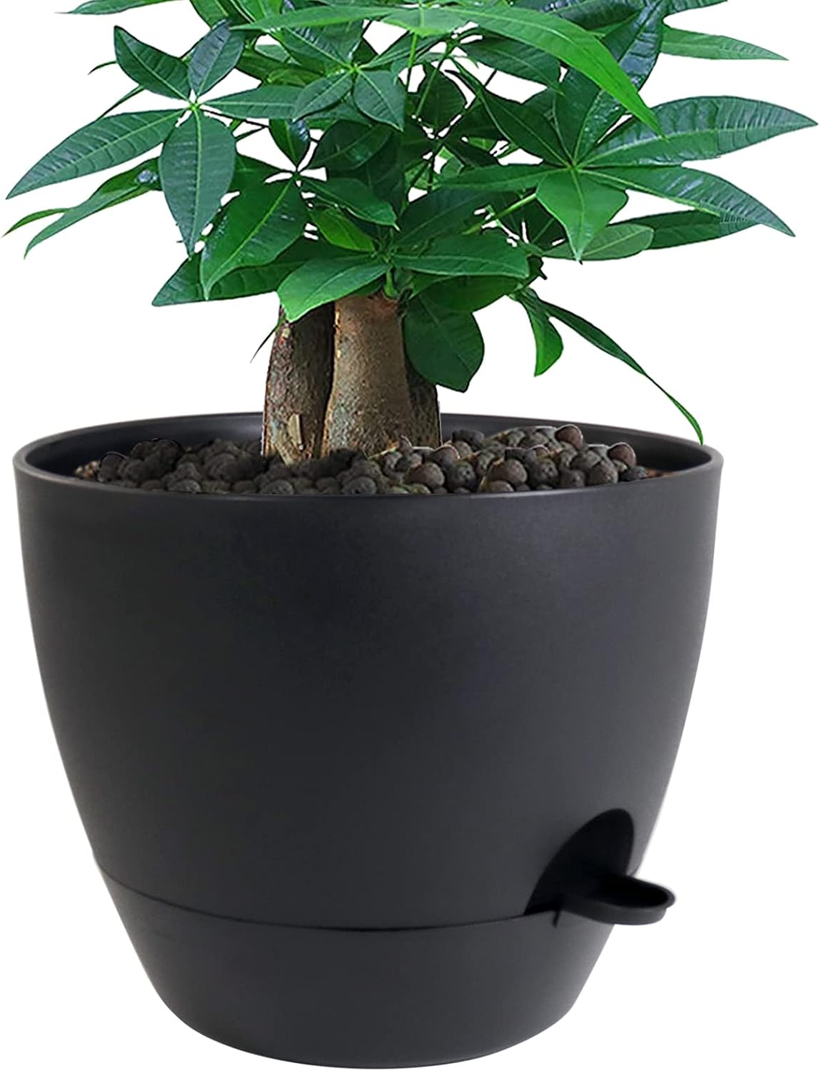 UOUZ Self-Watering Pots, 12 in, Black