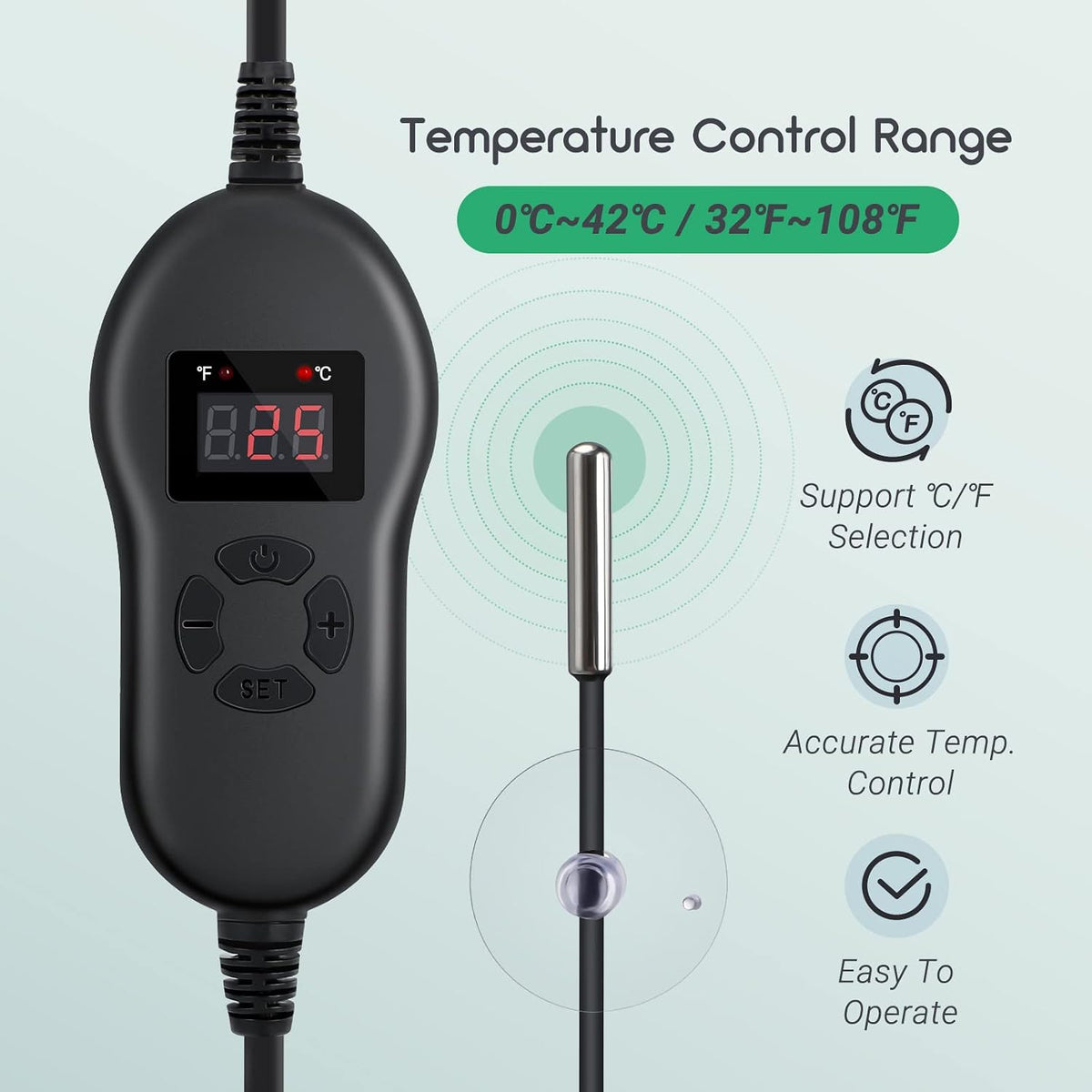 INKBIRDPLUS Seedling Heat Mat with Thermostat