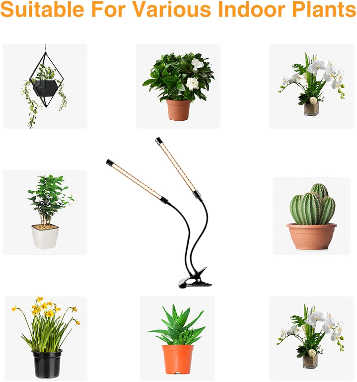 Dimmable LED Grow Light with Timer