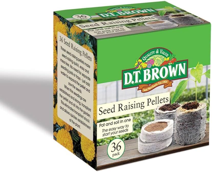 D.T. Brown 35 mm Coconut Fibre Pellets, 36 Pack