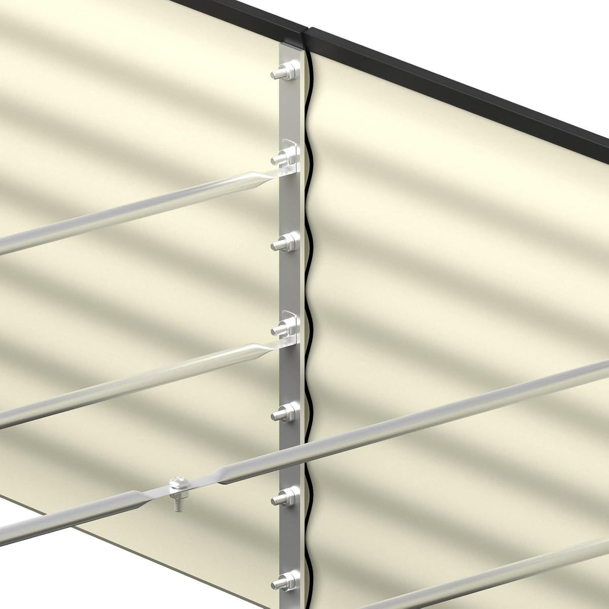 Livsip Galvanised Raised Garden Bed, 240 x 80 x 56 cm