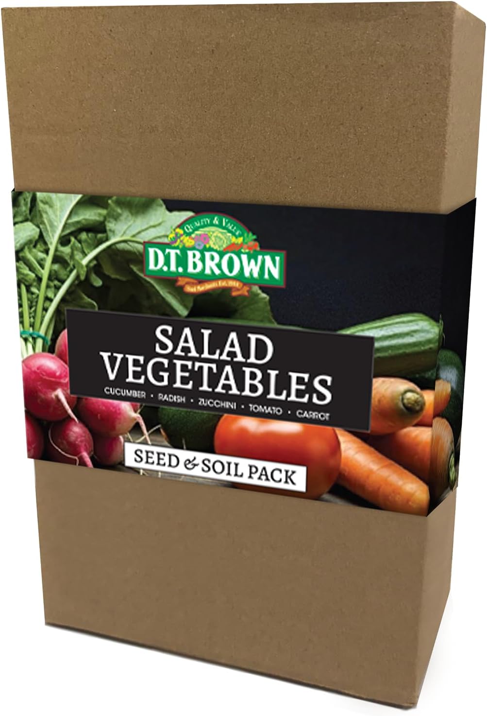 D.T. Brown Cucumber & Zucchini Seed Kit + Pellets