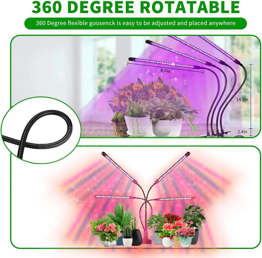Dimmable LED Grow Light with Timer