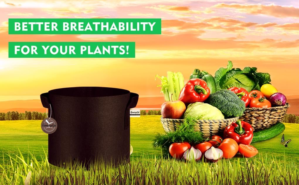 Grow Bags, 5 Pack, 20 gal