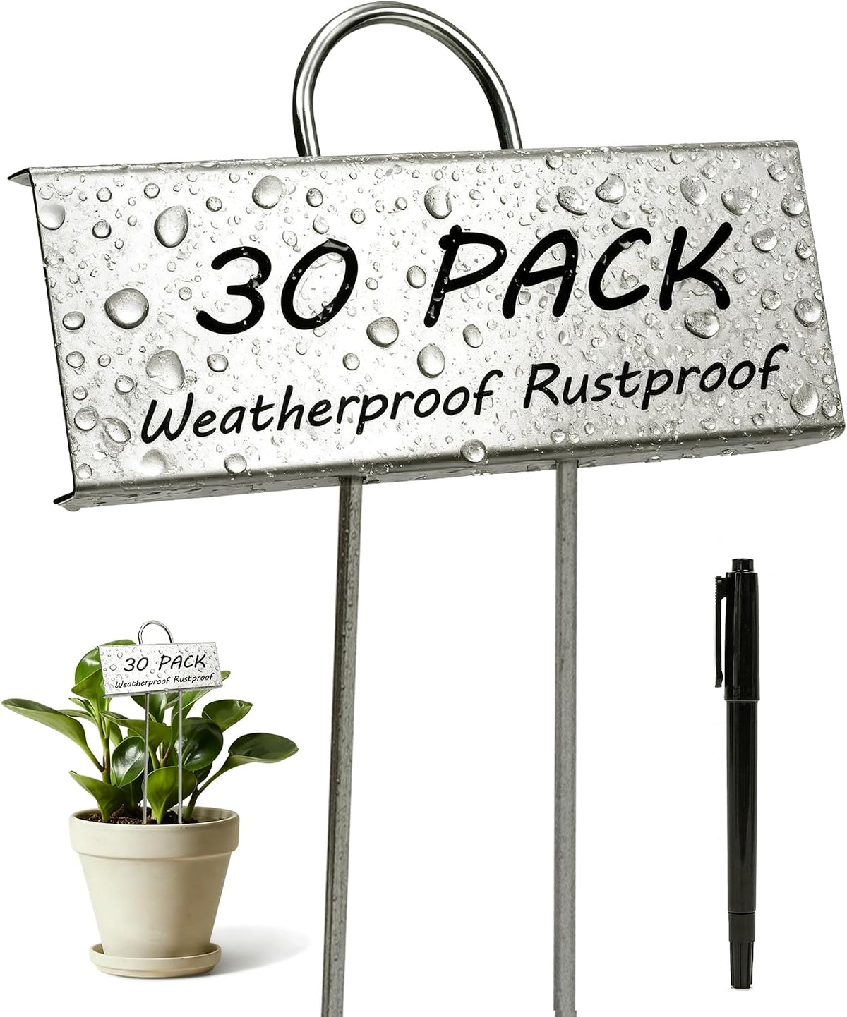 Bamworld Plant Labels, 30 Pack