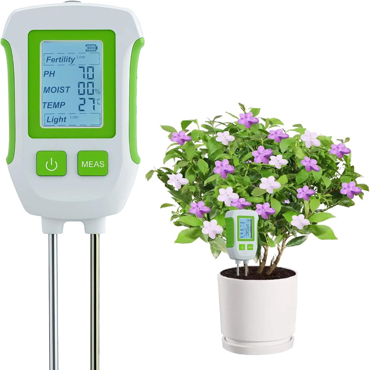 Mcbazel 5-in-1 Digital Soil Meter