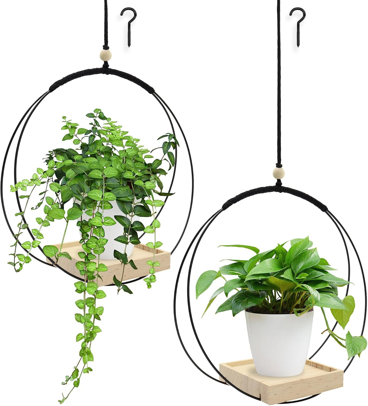 Hanging Plant Holders, 2 Pack