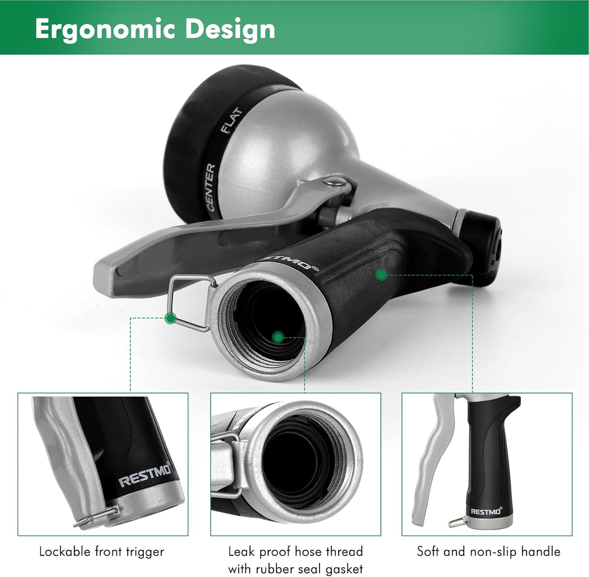 RESTMO Garden Hose Nozzle