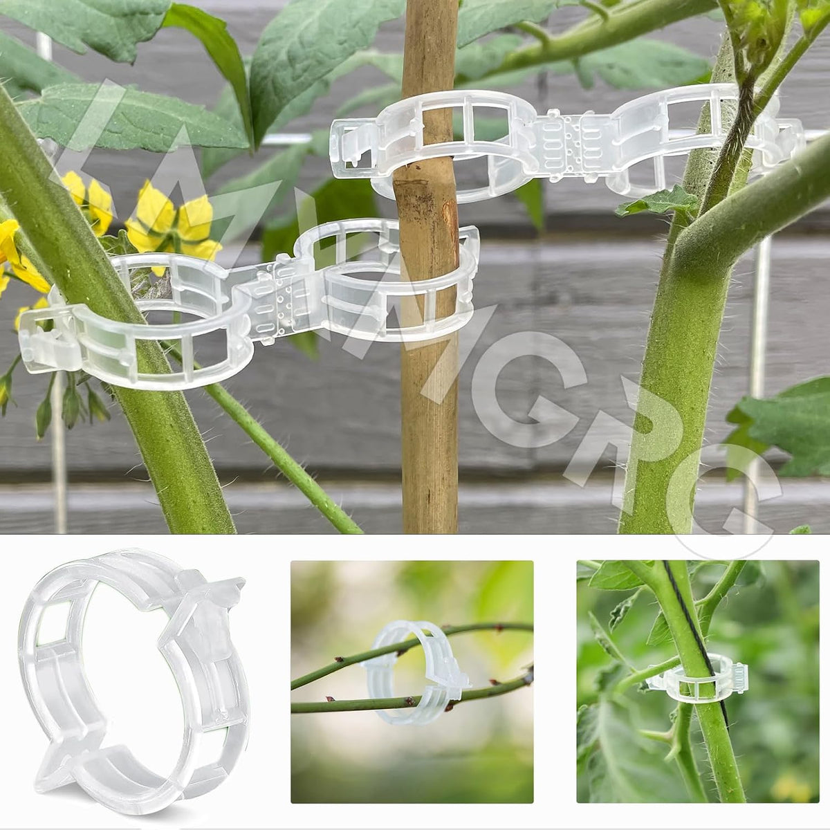 Plant Support Clips, 100 Pack