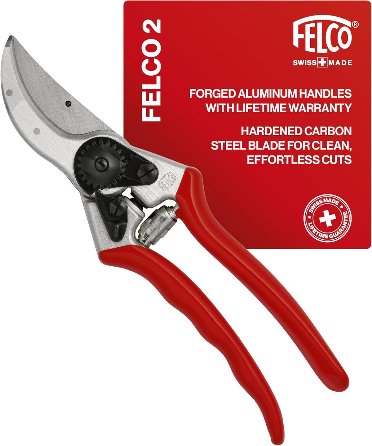 Felco F-2 Classic Hand Pruner, Red