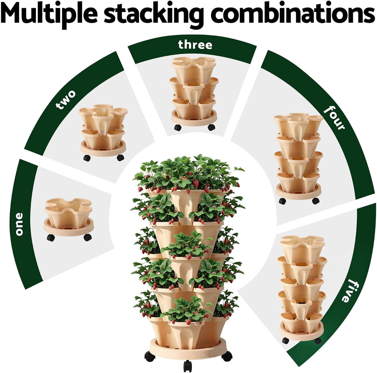 Green Fingers 5-Tier Vertical Planter