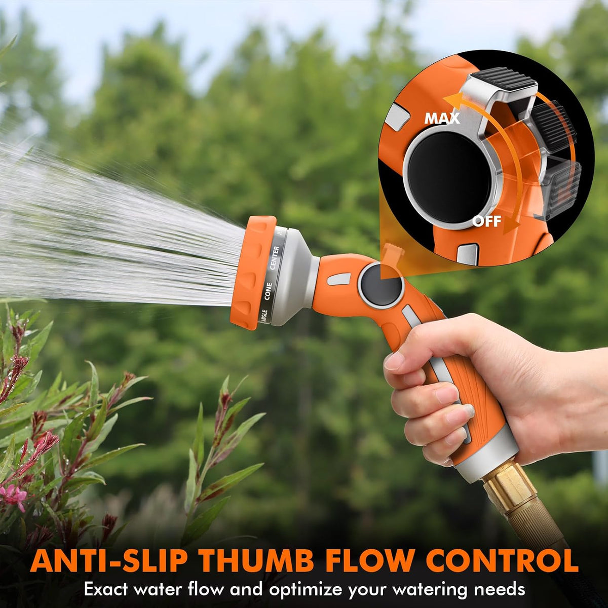 RESTMO Garden Hose Nozzle, 9 Patterns