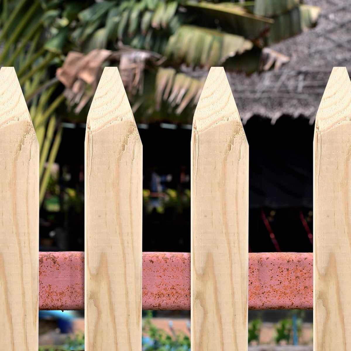 Ipetboom Wooden Garden Stakes, 5 Pack
