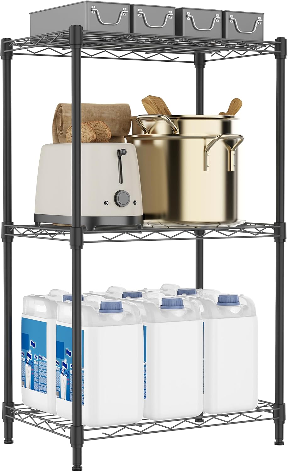 MZG Wire Storage Shelving Unit, 5 Tier