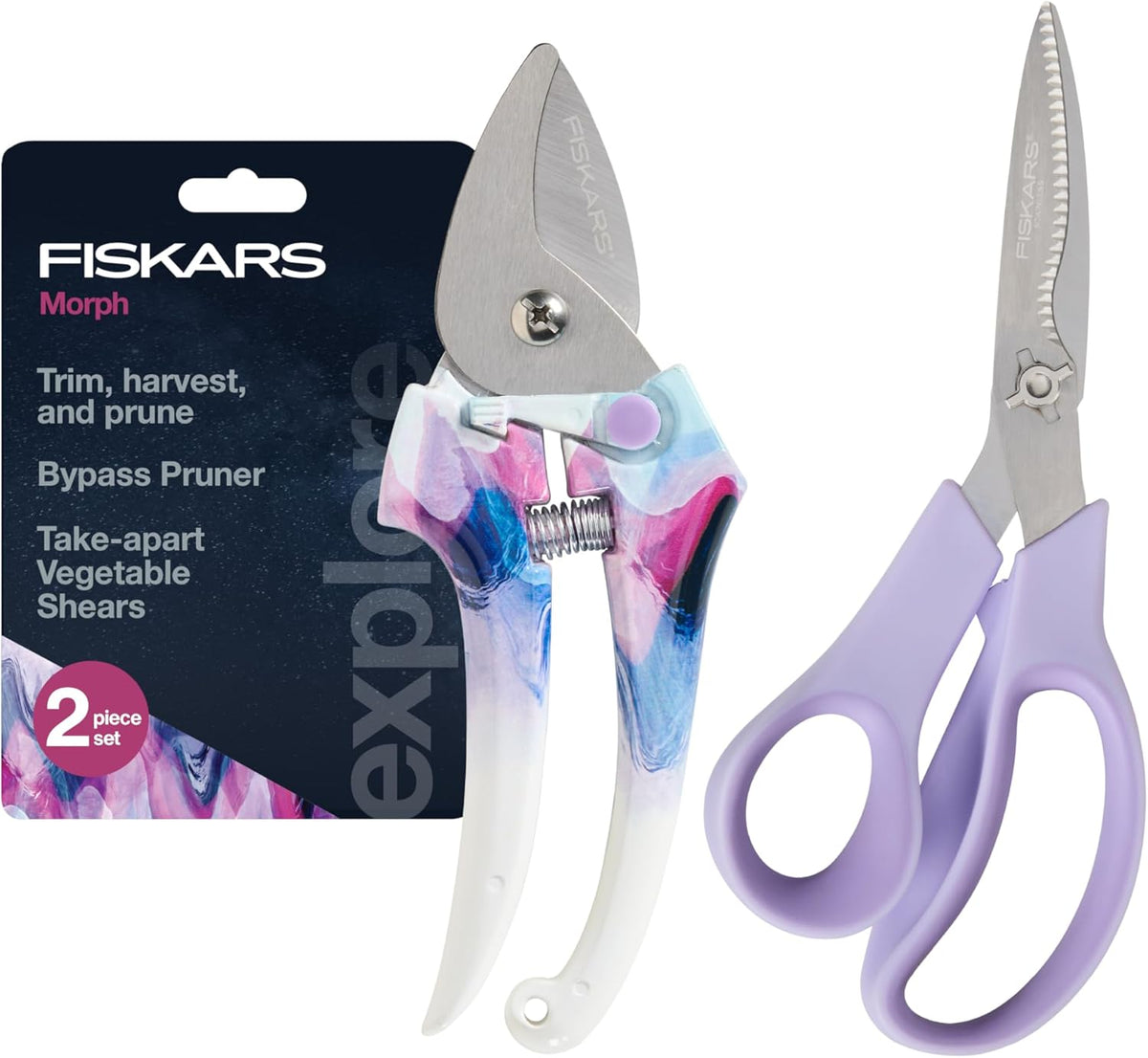 Fiskars Bypass Pruning Shears, 5/8 in