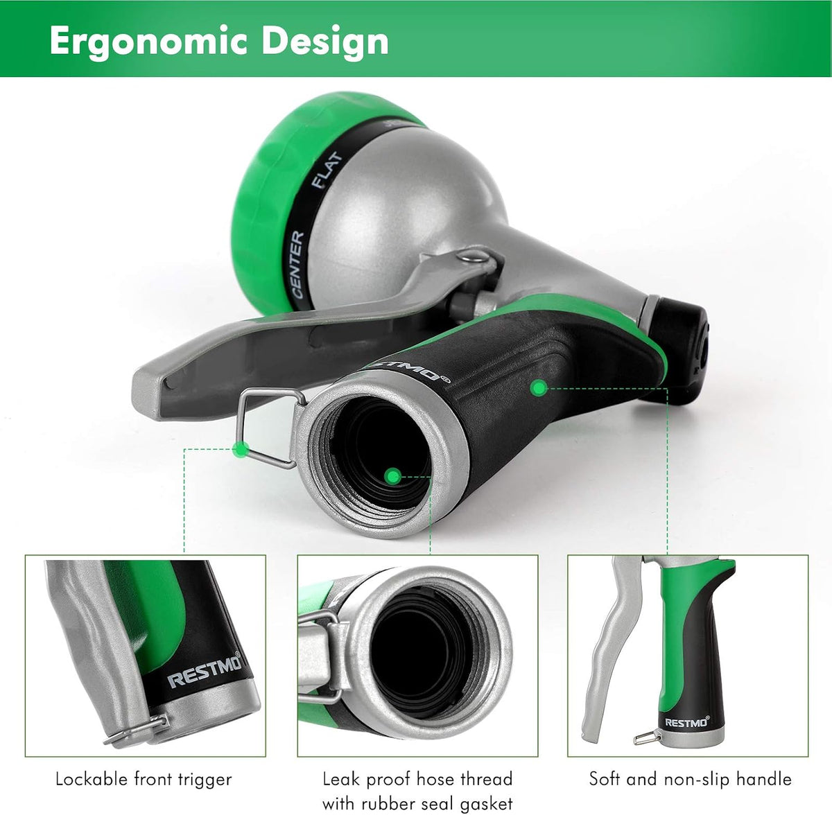 RESTMO Garden Hose Nozzle